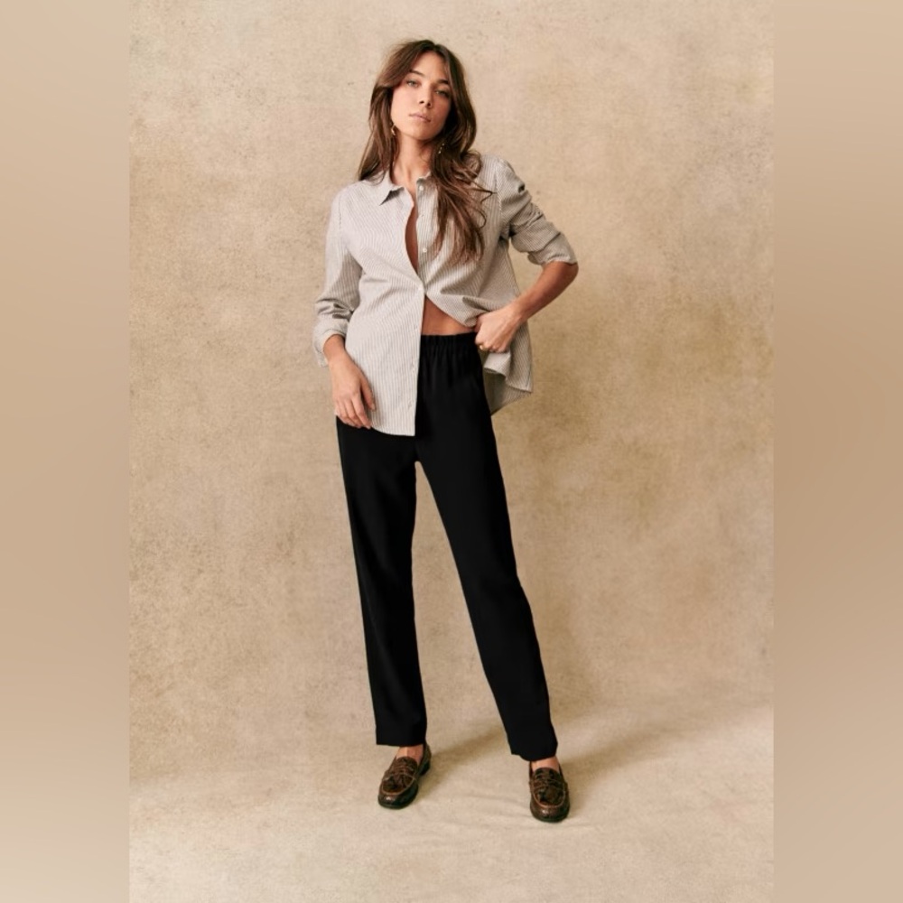 Sezane Ross Trousers Black - Size 4